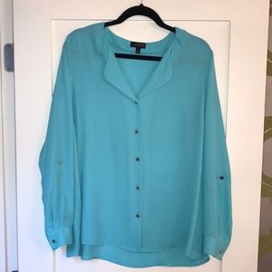 Turquoise blouse